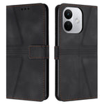 Phone Case for Xiaomi Redmi Note 17 Pro 5G / Note 17 Pro+ 5G / Note 17 Pro Max 5G , Triangle Imprinted Anti-Scratch PU Leather Wallet Cover