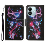 Skyddsfodral för Xiaomi Redmi Note 17 4G (Global) / Note 17 5G (Global) / Note 17 (Indien/Kina) 5G, mönstertryckt läderfodral för mobil med handledsrem