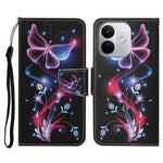 Skyddsfodral för Xiaomi Redmi Note 17 Pro 5G / Note 17 Pro+ 5G / Note 17 Pro Max 5G, mönstertryckt läderfodral med handledsrem