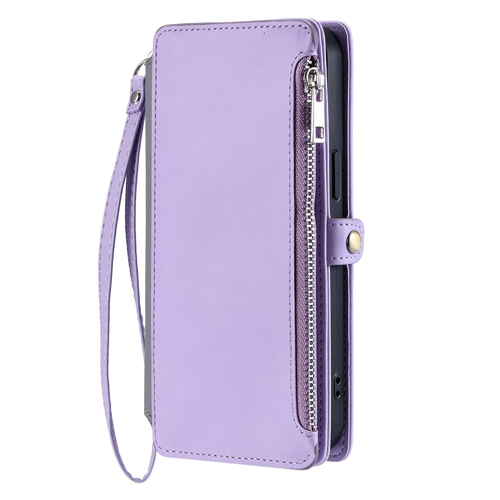 For Xiaomi Redmi Note 17 Pro Max 5G  /  17 Pro 5G Case TPU + PU Leather Wallet Phone Cover with Wrist Strap