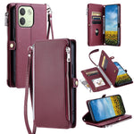 For Xiaomi Redmi Note 17 Pro Max 5G  /  17 Pro 5G Case TPU + PU Leather Wallet Phone Cover with Wrist Strap