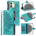 Xiaomi Redmi Note 17 Pro Max 5G / 17 Pro 5G Plånboksfodral Mandala Blommönster PU-läder mobilskal med Handledsrem