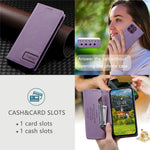 TTUDRCH Style 007 För Xiaomi Redmi Note 17 Pro Max 5G / 17 Pro 5G Läderfodral RFID-blockerande plånboksfodral med stativ