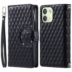 Mobilcover til Xiaomi Redmi Note 17 Pro Max 5G / 17 Pro 5G med lynlåslomme, glitter, lædercover og håndledsrem