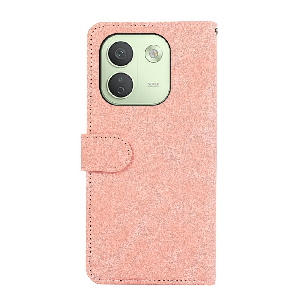ABEEL För Xiaomi Redmi Note 17 Pro Max 5G / 17 Pro+ 5G Skal Färgskarvning Läder Flip mobilskal RFID-blockering