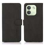 KHAZNEH-cover til Xiaomi Redmi Note 17 Pro Max 5G / 17 Pro+ 5G, ridsefast PU-læder, pung-etui med stativ