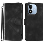 Xiaomi Redmi Note 17 5G (Global) / Xiaomi Redmi Note 17 (Indien/Kina) 5G / Xiaomi Redmi Note 17 4G (Global) PU-lædermobil-etui med tryk og rem