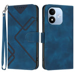 Xiaomi Redmi Note 17 5G (Global) / Xiaomi Redmi Note 17 (Indien/Kina) 5G / Xiaomi Redmi Note 17 4G (Global) PU-lædermobil-etui med tryk og rem