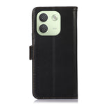 Xiaomi Redmi Note 17 Pro Max 5G / 17 Pro+ 5G-skal RFID-blockerande plånboksfodral i äkta nötskinn