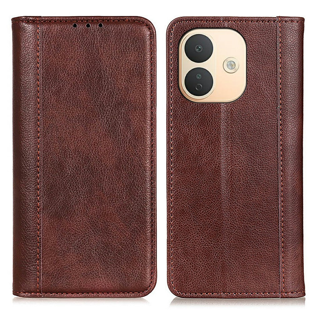 For Xiaomi Redmi Note 17 Pro 5G Stand Case Split Leather Litchi Texture Wallet Phone Cover