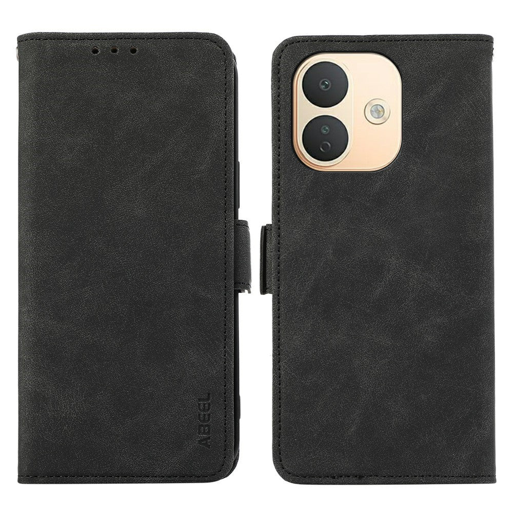 ABEEL For Xiaomi Redmi Note 17 Pro 5G Case PU Leather Folio Stand View RFID Blocking Phone Cover
