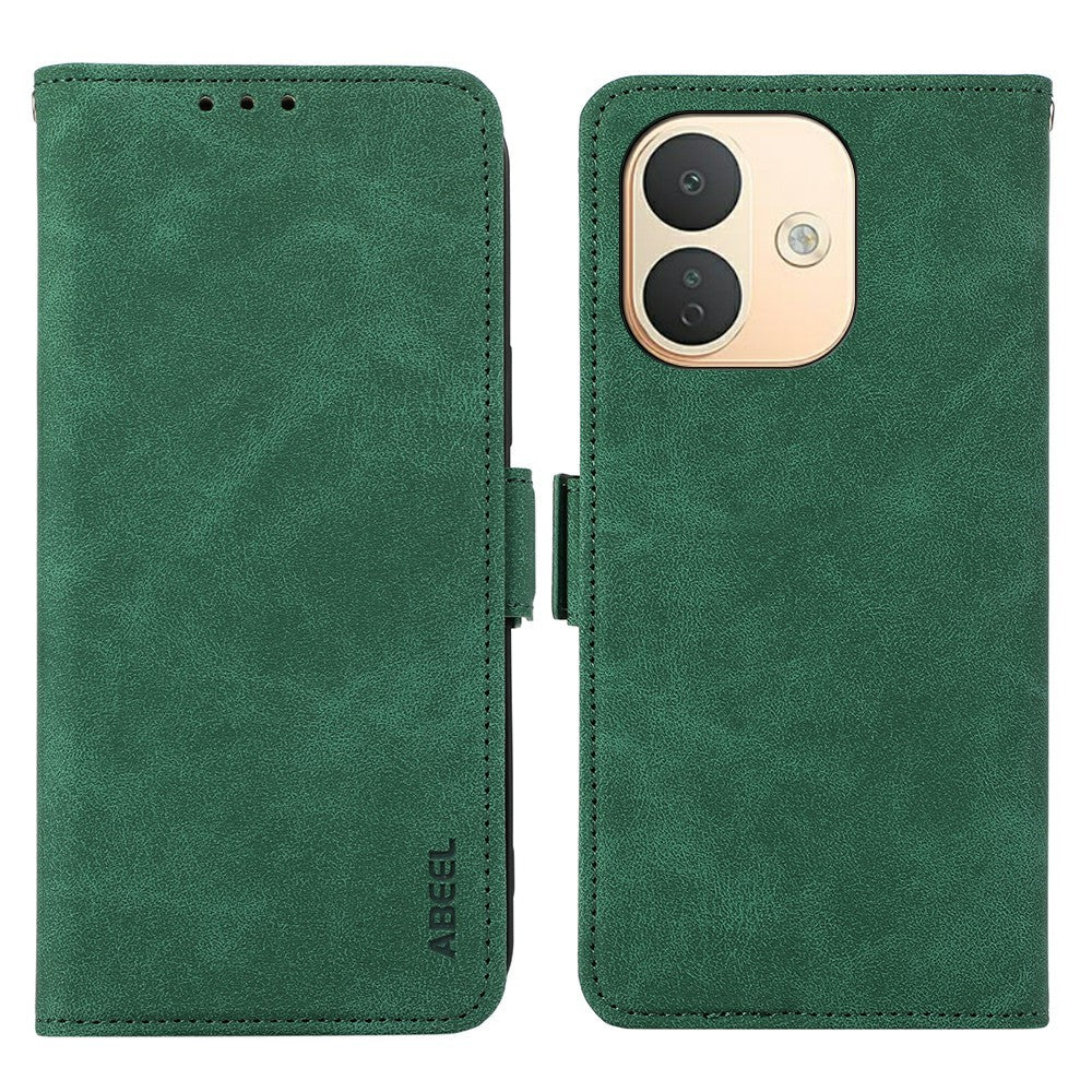ABEEL For Xiaomi Redmi Note 17 Pro 5G Case PU Leather Folio Stand View RFID Blocking Phone Cover