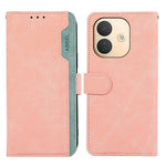 ABEEL For Xiaomi Redmi Note 17 Pro 5G Case Color Splicing Leather Flip Phone Cover RFID Blocking
