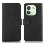 For Xiaomi Redmi Note 17 Pro Max 5G Case Cowhide Texture Leather Wallet Phone Cover with Stand