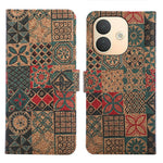 Xiaomi Redmi Note 17 Pro 5G læderetui med tegnebogsfunktion, bohemisk mobilcover i TPU og PU med stativ