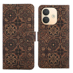 Xiaomi Redmi Note 17 Pro 5G læderetui med tegnebogsfunktion, bohemisk mobilcover i TPU og PU med stativ