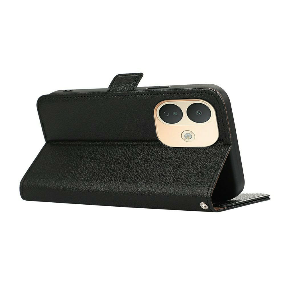 ABEEL For Xiaomi Redmi Note 17 Pro 5G Case Litchi Texture Leather RFID Blocking Phone Cover