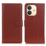 For Xiaomi Redmi Note 17 Pro 5G Wallet Case PU Leather Phone Cover Litchi Texture