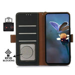 Xiaomi Redmi Note 17 Pro 5G Plånboksfodral Fallskyddande mobilfodral i Äkta Koläder RFID-blockerande