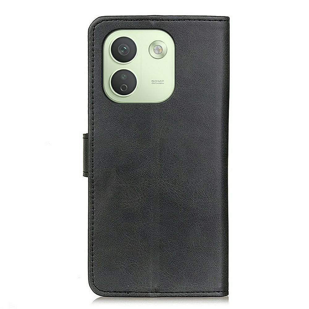 For Xiaomi Redmi Note 17 Pro Max 5G Case Cowhide Texture Leather Wallet Stand Phone Cover