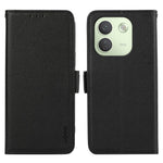ABEEL For Xiaomi Redmi Note 17 Pro Max 5G Case Litchi Texture Leather RFID Blocking Phone Cover