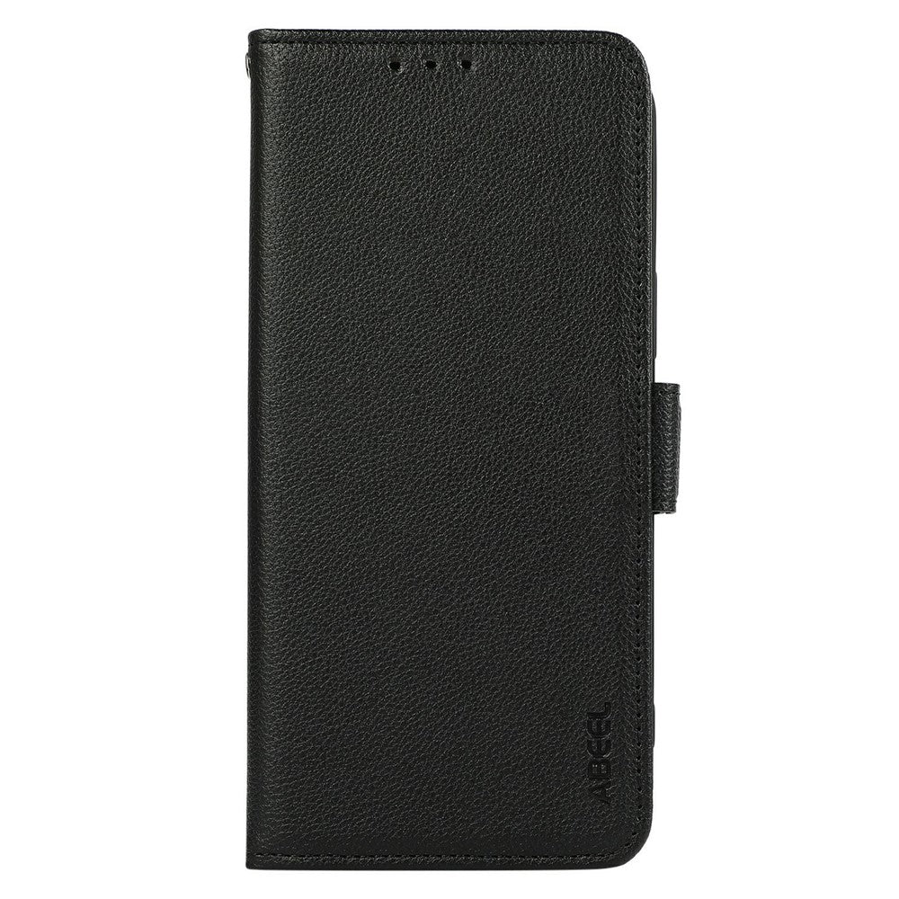 ABEEL For Xiaomi Redmi Note 17 Pro Max 5G Case Litchi Texture Leather RFID Blocking Phone Cover