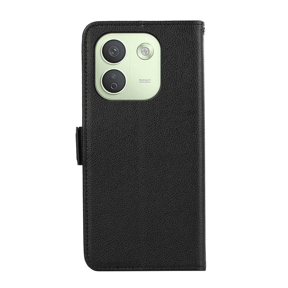 ABEEL For Xiaomi Redmi Note 17 Pro Max 5G Case Litchi Texture Leather RFID Blocking Phone Cover