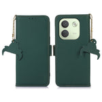 For Xiaomi Redmi Note 17 Pro Max 5G Wallet Case Anti-Drop Genuine Cow Leather Phone Cover RFID Blocking