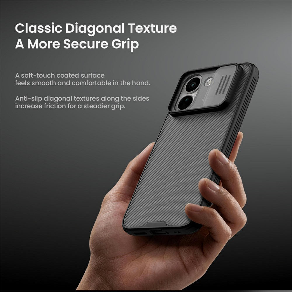 NILLKIN Camshield Pro Series för Xiaomi Redmi Note 17 Pro 5G-skal PC + TPU-mobilskydd med kamerareglage