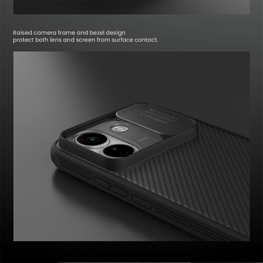 NILLKIN Camshield Pro Series för Xiaomi Redmi Note 17 Pro 5G-skal PC + TPU-mobilskydd med kamerareglage