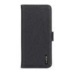 KHAZNEH for Xiaomi Redmi Note 17 Pro 5G Wallet Case Litchi Texture Genuine Cow Leather Flip Phone Cover