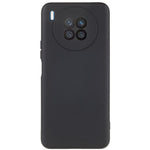 For Huawei nova 8i Liquid Silicone Texture Arc Edge Phone Case 2.0mm Thick Soft TPU Camera Protection Shockproof Cover