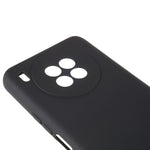 For Huawei nova 8i Liquid Silicone Texture Arc Edge Phone Case 2.0mm Thick Soft TPU Camera Protection Shockproof Cover