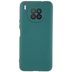 For Huawei nova 8i Liquid Silicone Texture Arc Edge Phone Case 2.0mm Thick Soft TPU Camera Protection Shockproof Cover