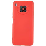 For Huawei nova 8i Liquid Silicone Texture Arc Edge Phone Case 2.0mm Thick Soft TPU Camera Protection Shockproof Cover