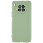 For Huawei nova 8i Liquid Silicone Texture Arc Edge Phone Case 2.0mm Thick Soft TPU Camera Protection Shockproof Cover