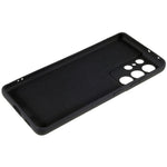 Samsung Galaxy S21 Ultra 5G mjukt TPU-mobilskal flytande silikontextur bågformad kant 2,0 mm tjockt reptåligt skal
