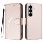 Samsung Galaxy S26 / Galaxy S27-skal Triangelformat läderfodral med snodd