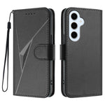 Samsung Galaxy S25 FE / Galaxy S26 FE-skal Triangelformat läderfodral med snodd