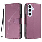 Samsung Galaxy S25 FE / Galaxy S26 FE-skal Triangelformat läderfodral med snodd