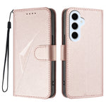 Samsung Galaxy S25 FE / Galaxy S26 FE-skal Triangelformat läderfodral med snodd