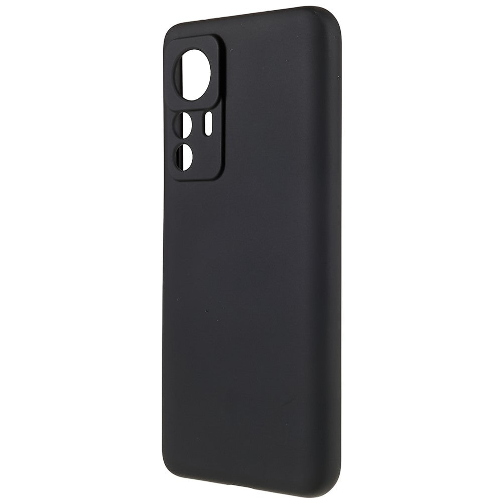 For Xiaomi 12T 5G / Redmi K50 Ultra 5G Soft TPU Arc Edge 2.0mm Thick Protective Cover Liquid Silicone Texture Camera Protection Phone Case