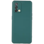 For Oppo A74 4G Flexible TPU Arc Edge Shockproof Phone Case 2.0mm Thick Liquid Silicone Texture Anti-Slip Back Cover
