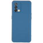 For Oppo A74 4G Flexible TPU Arc Edge Shockproof Phone Case 2.0mm Thick Liquid Silicone Texture Anti-Slip Back Cover