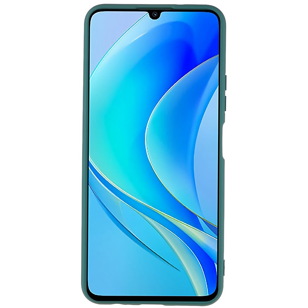 For Huawei nova Y70 4G Arc Edge Liquid Silicone Texture Case 2.0mm Thick Shockproof Soft TPU Phone Cover