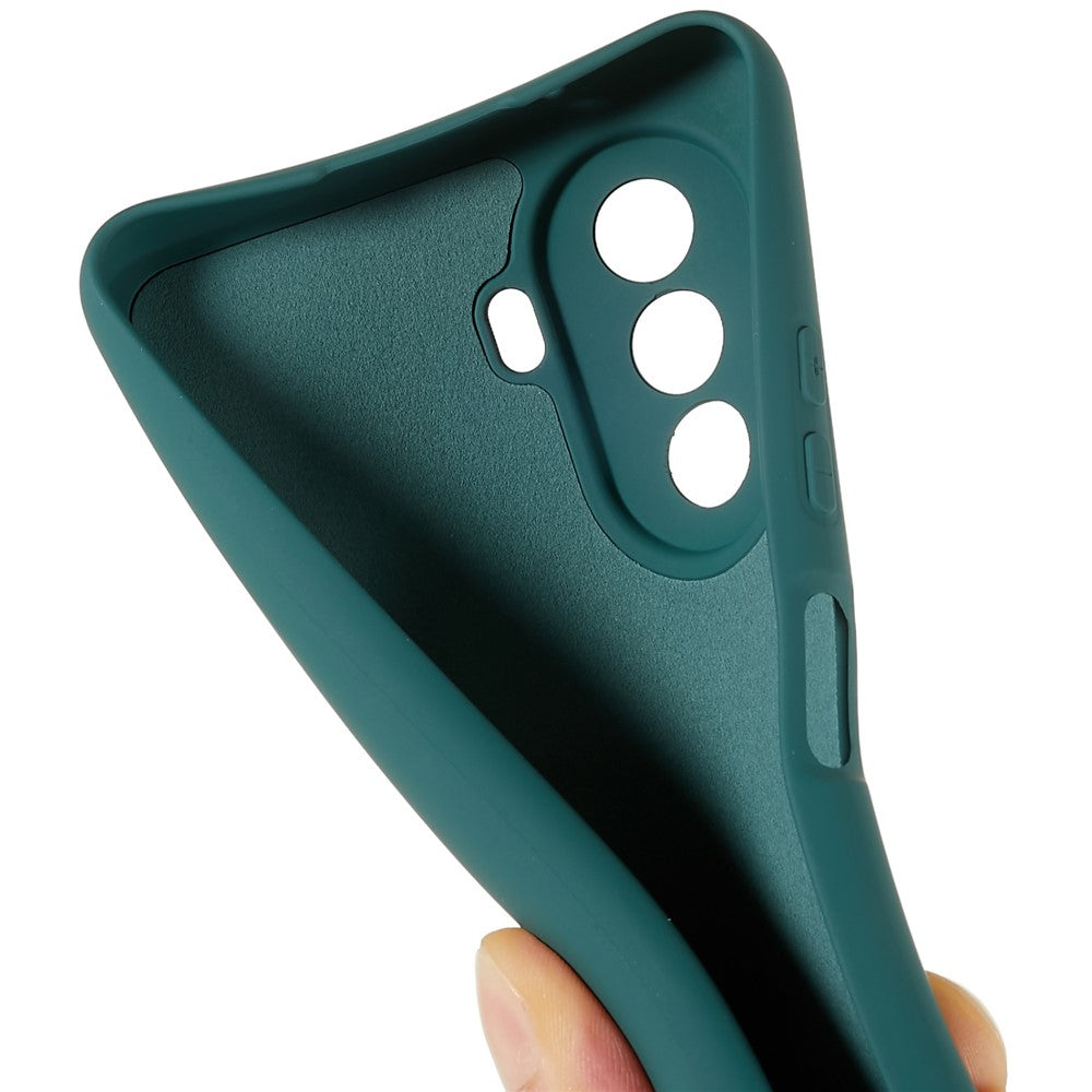 For Huawei nova Y70 4G Arc Edge Liquid Silicone Texture Case 2.0mm Thick Shockproof Soft TPU Phone Cover