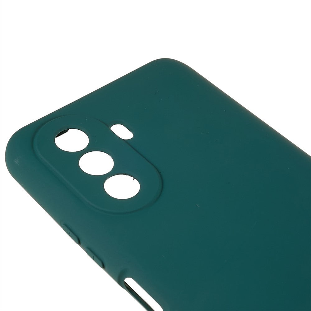 For Huawei nova Y70 4G Arc Edge Liquid Silicone Texture Case 2.0mm Thick Shockproof Soft TPU Phone Cover