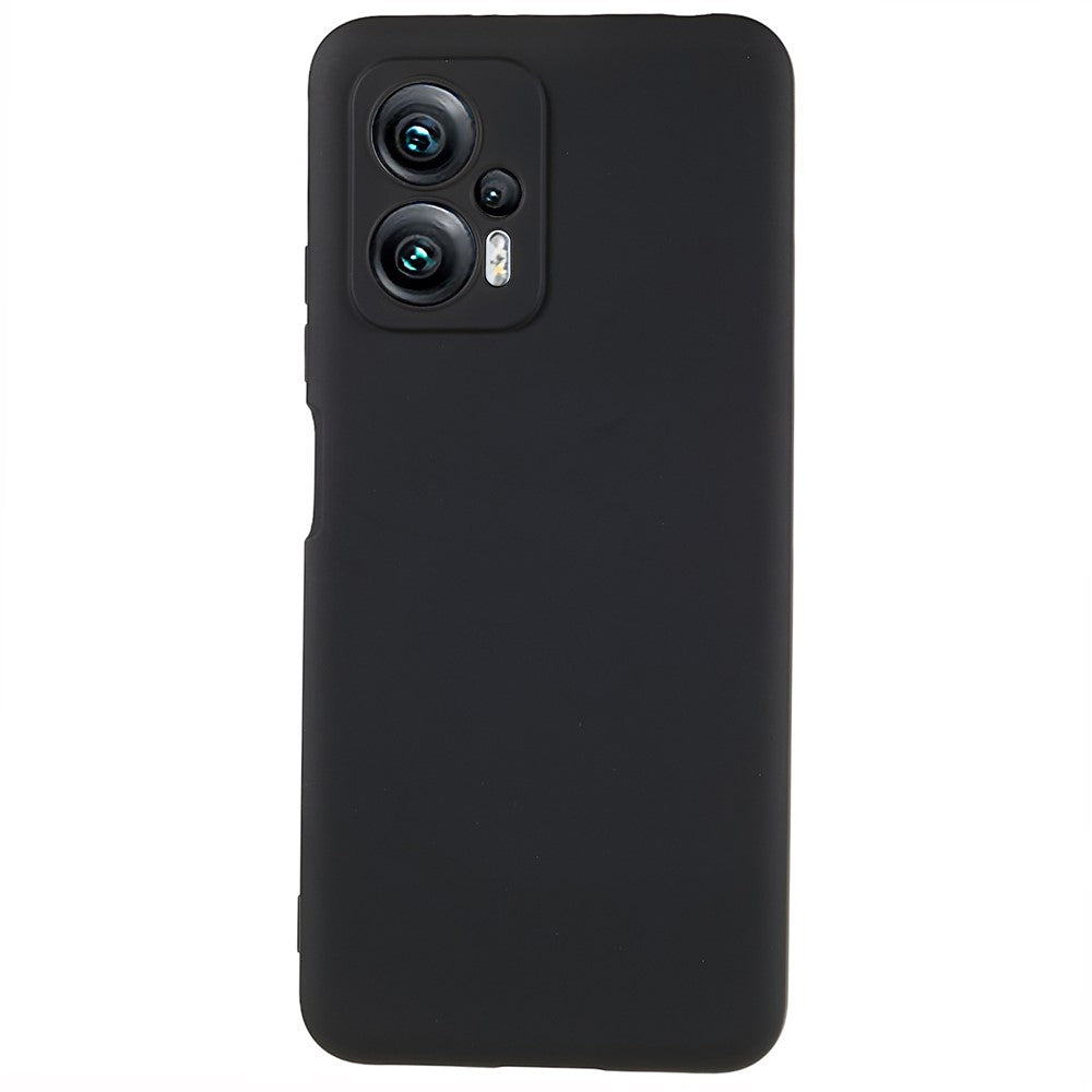 For Xiaomi Redmi Note 11T Pro 5G / Note 11T Pro+ 5G / Poco X4 GT 5G / Redmi K50i 5G TPU Phone Case Arc Edge 2.0mm Thick  Liquid Silicone Texture  Shockproof Cover