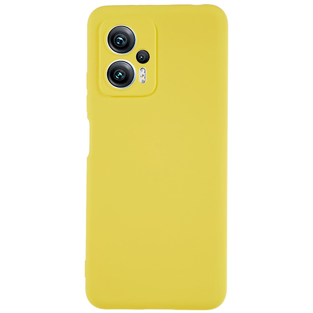 For Xiaomi Redmi Note 11T Pro 5G / Note 11T Pro+ 5G / Poco X4 GT 5G / Redmi K50i 5G TPU Phone Case Arc Edge 2.0mm Thick  Liquid Silicone Texture  Shockproof Cover