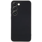 For Samsung Galaxy S23 Liquid Silicone Texture Soft TPU Phone Case Arc Edge 2.0mm Thick Drop Protection Back Cover